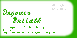 dagomer mailath business card